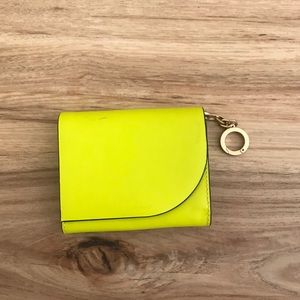 Kate Spade small lime green wallet